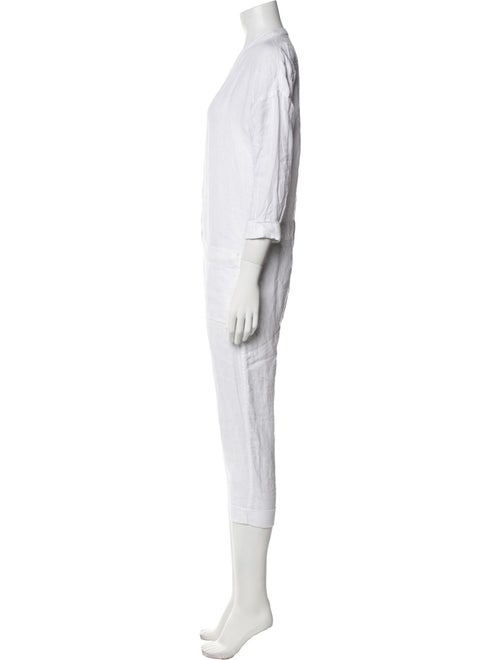 James Perse Linen V-Neck Jumpsuit