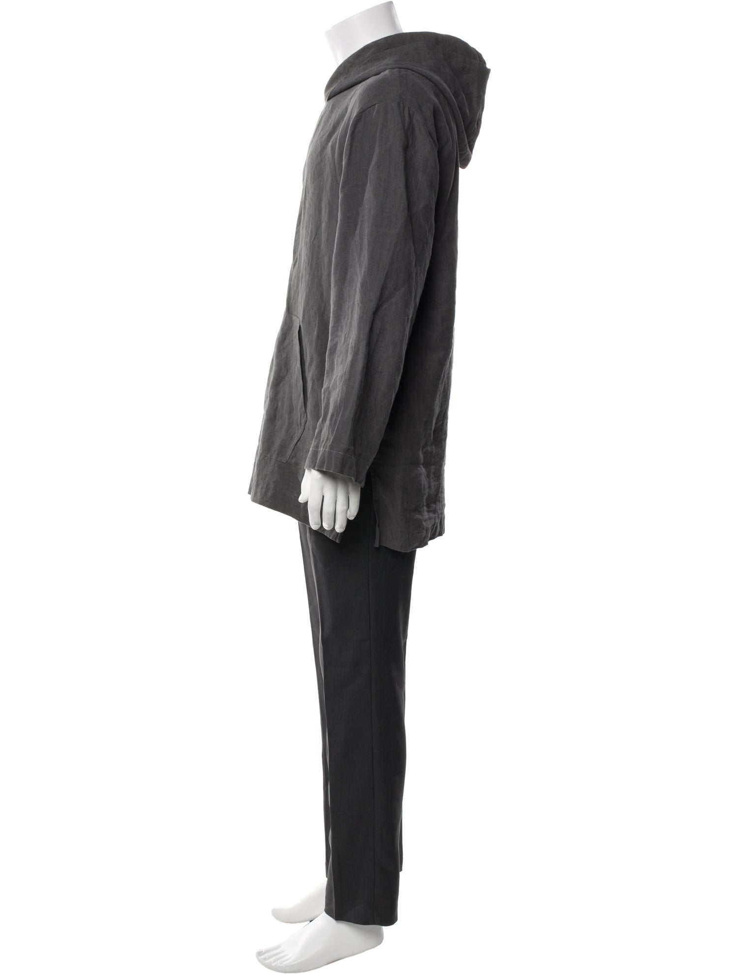 James Perse Linen Mock Neck Cardigan