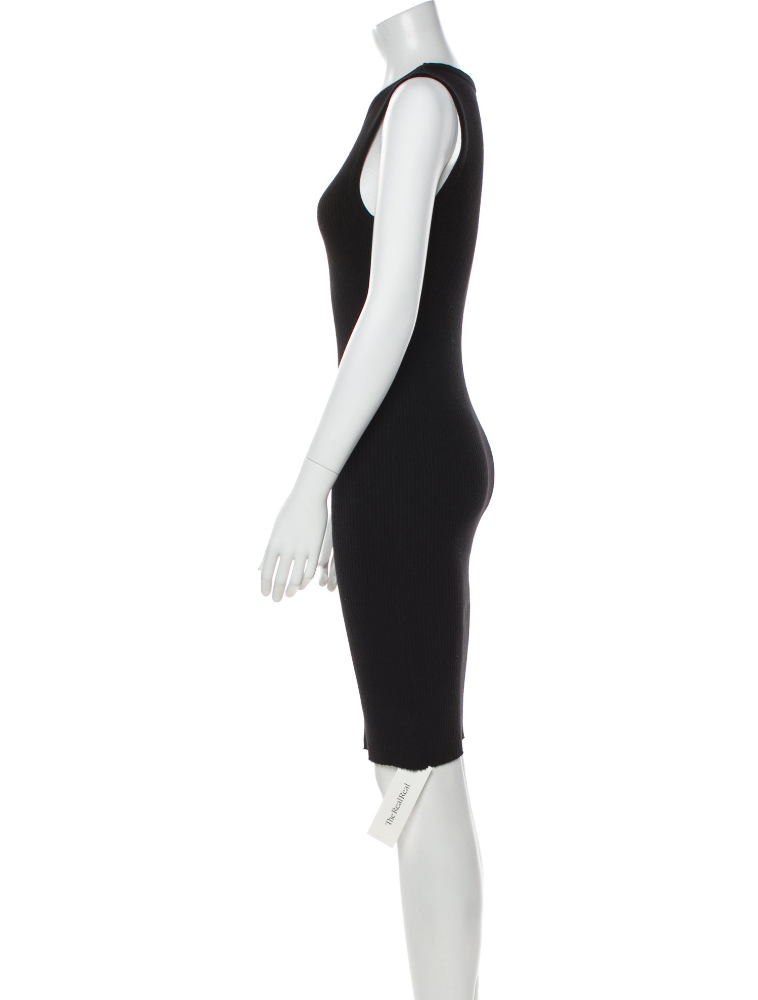 James Perse Crew Neck Knee-Length Dress