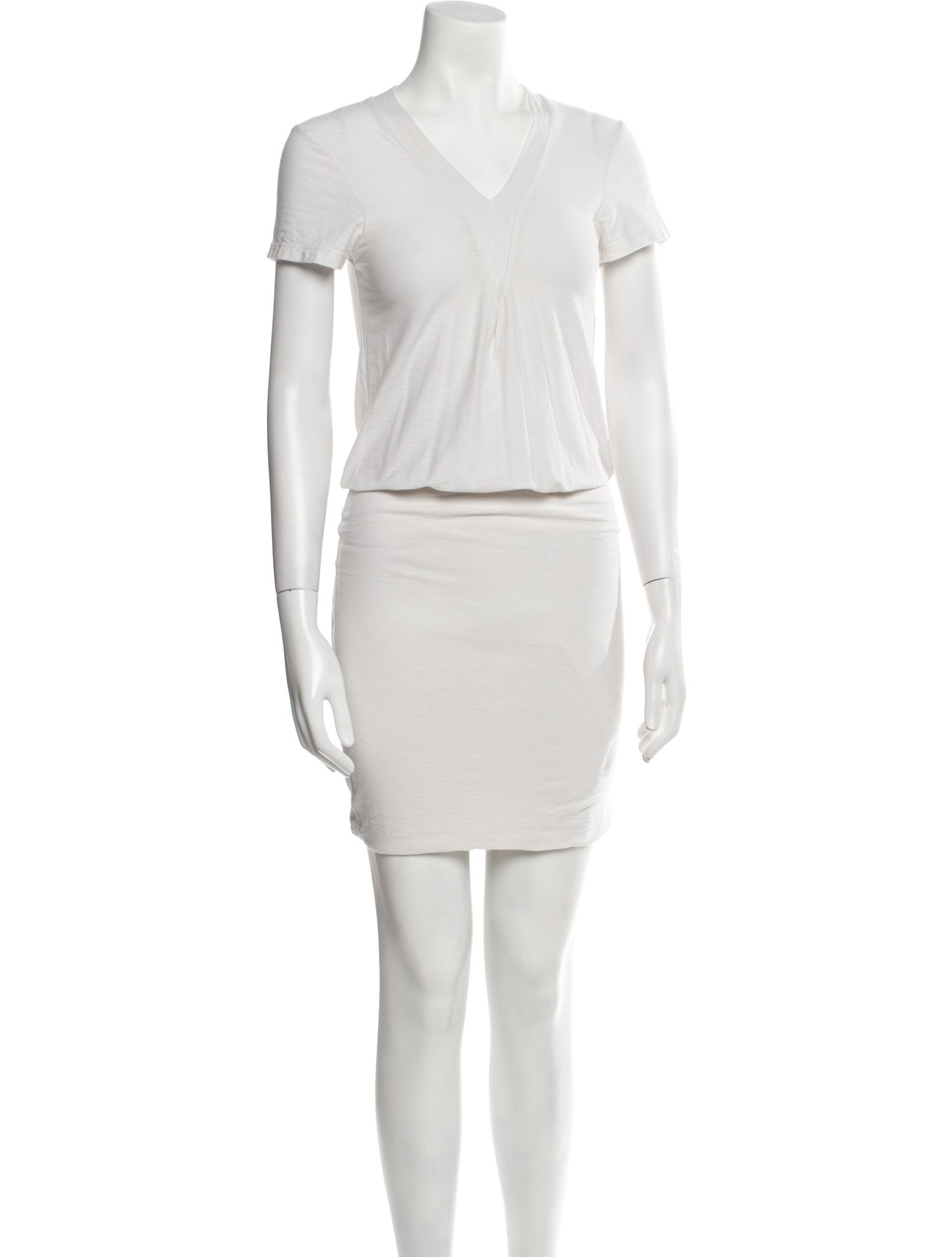 James Perse V-Neck Mini Dress