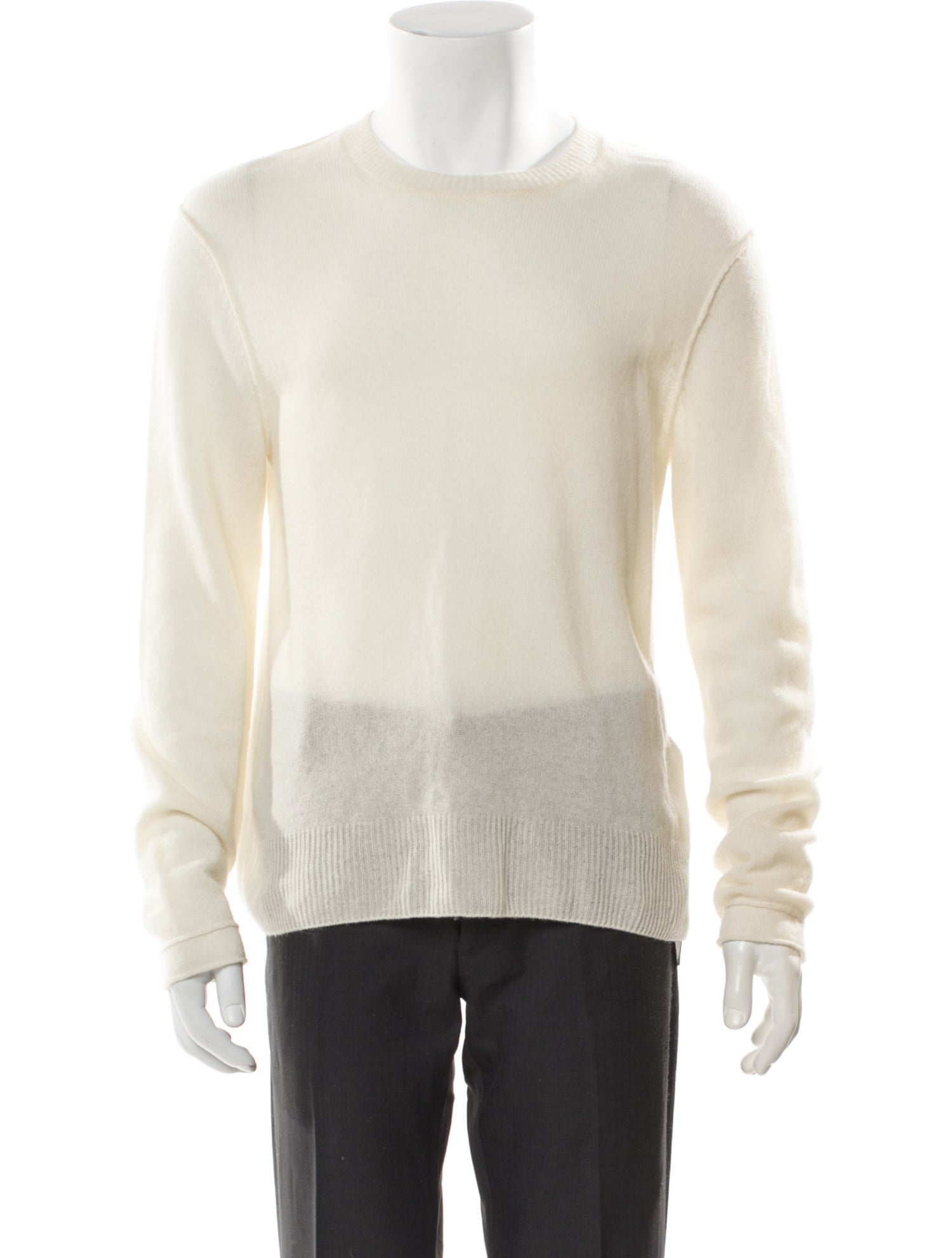 James Perse Cashmere Colorblock Pattern Pullover