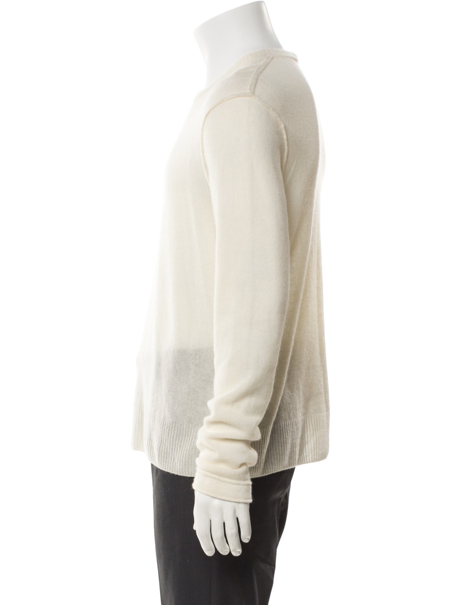 James Perse Cashmere Colorblock Pattern Pullover