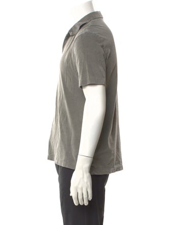 James Perse Collar Short Sleeve Polo Shirt
