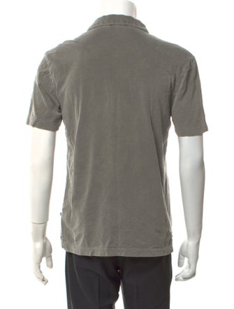 James Perse Collar Short Sleeve Polo Shirt