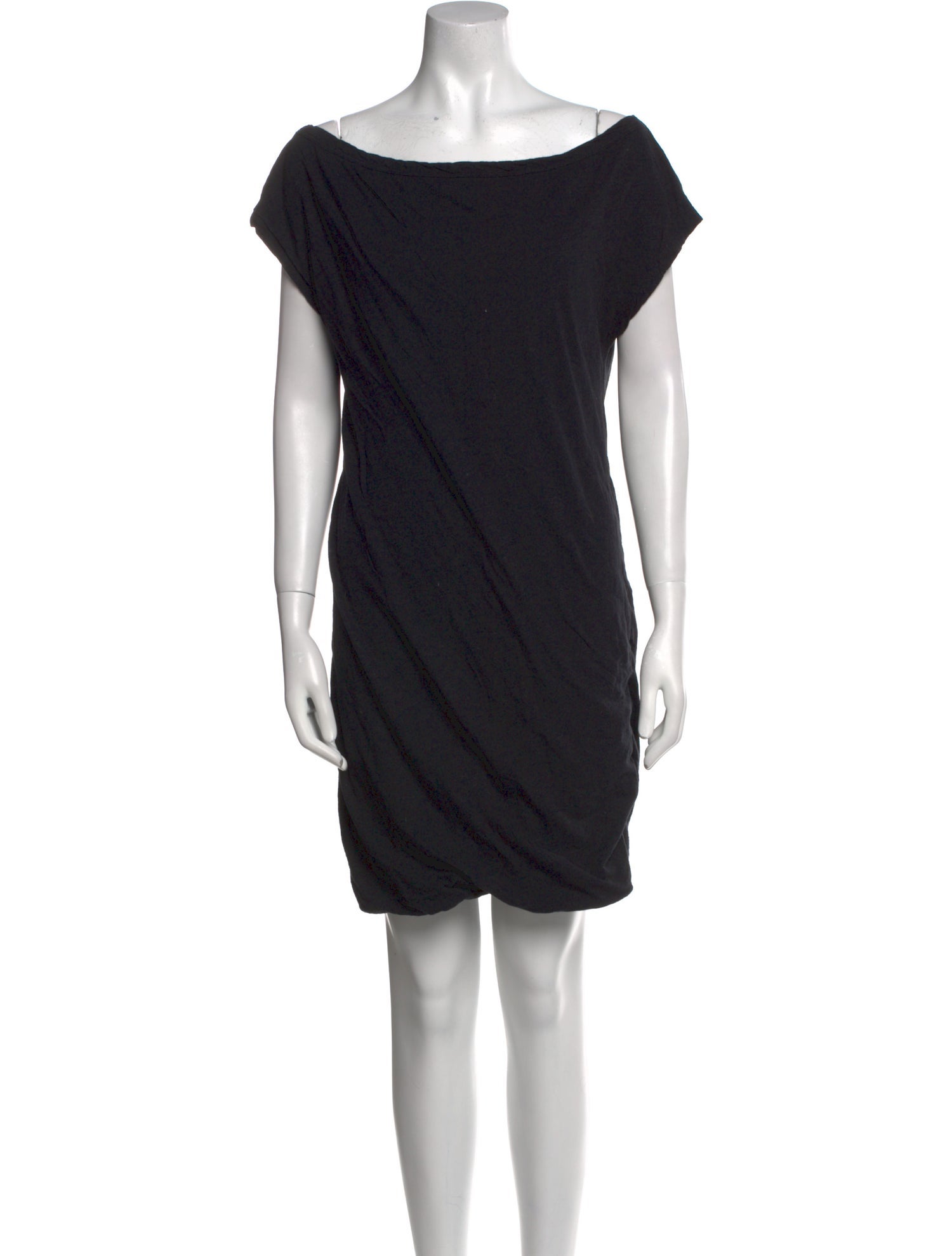 James Perse Bateau Neckline Mini Dress