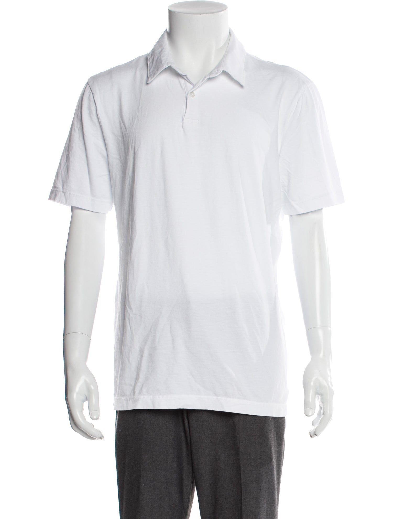 James Perse Collar Short Sleeve Polo Shirt