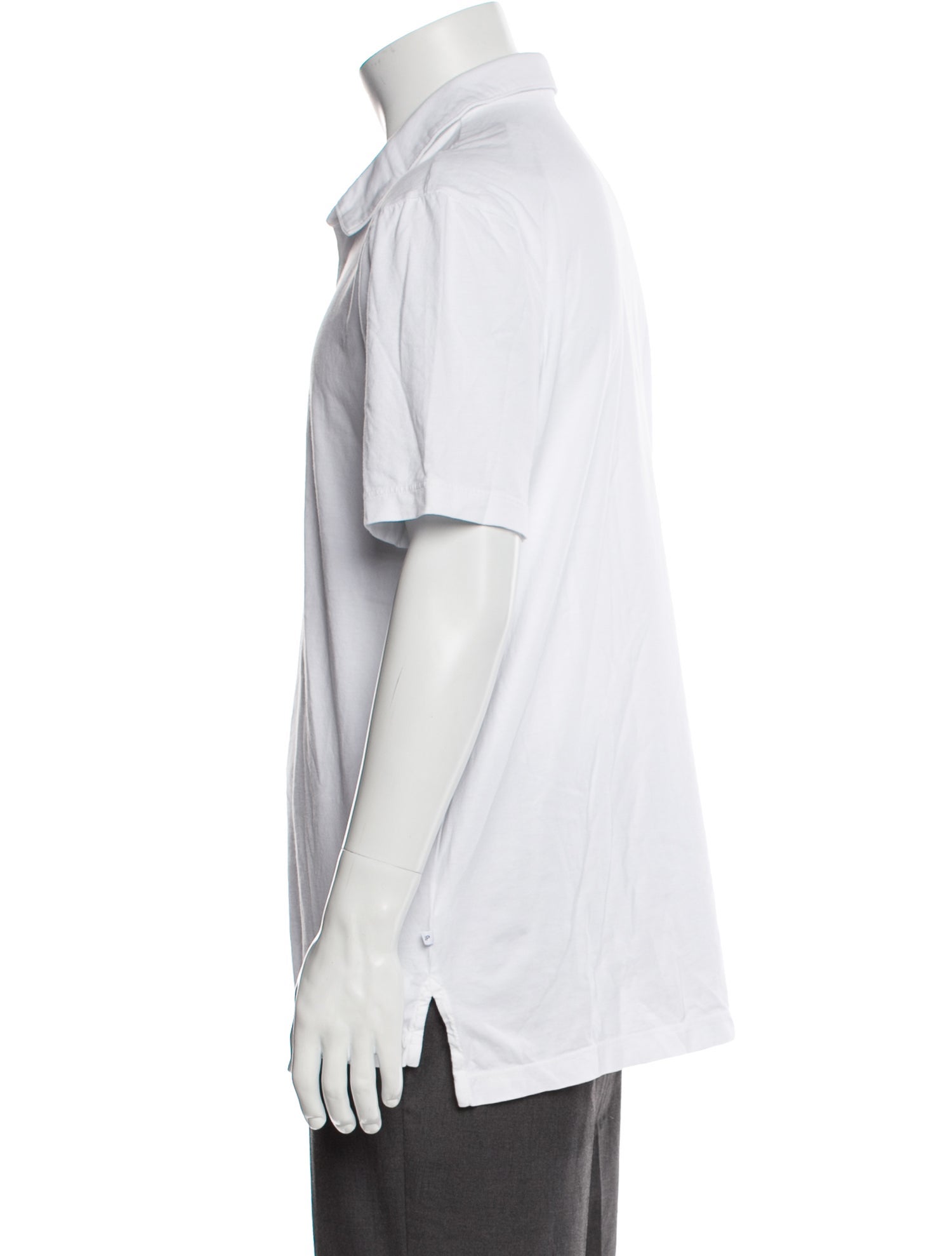 James Perse Collar Short Sleeve Polo Shirt