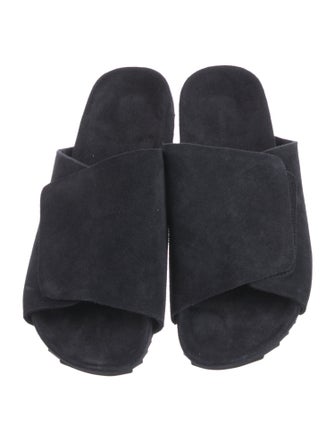 James Perse Suede Slides
