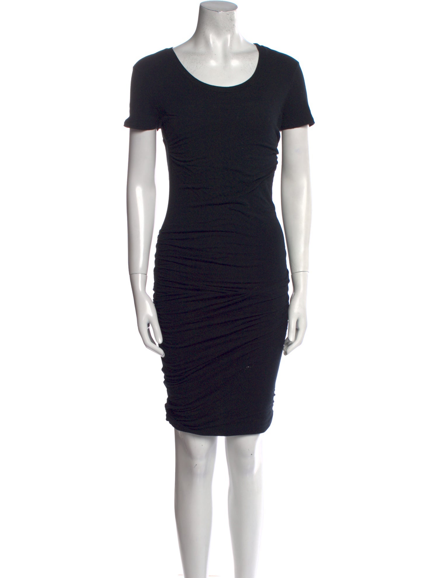 James Perse Scoop Neck Knee-Length Dress
