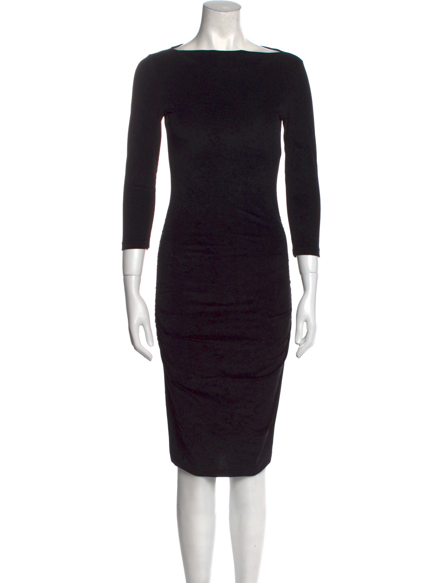 James Perse Bateau Neckline Knee-Length Dress