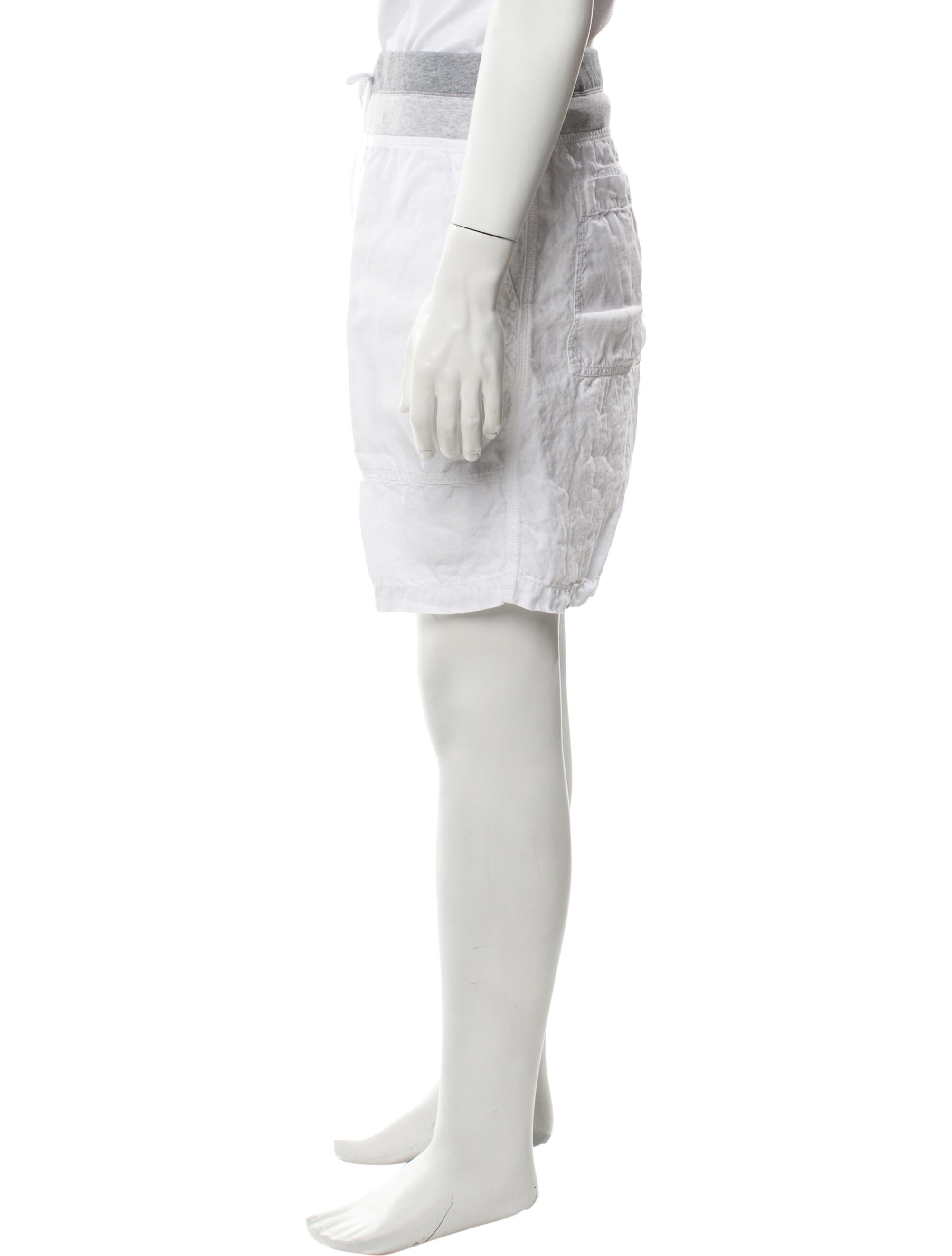 James Perse Linen Cargo Shorts