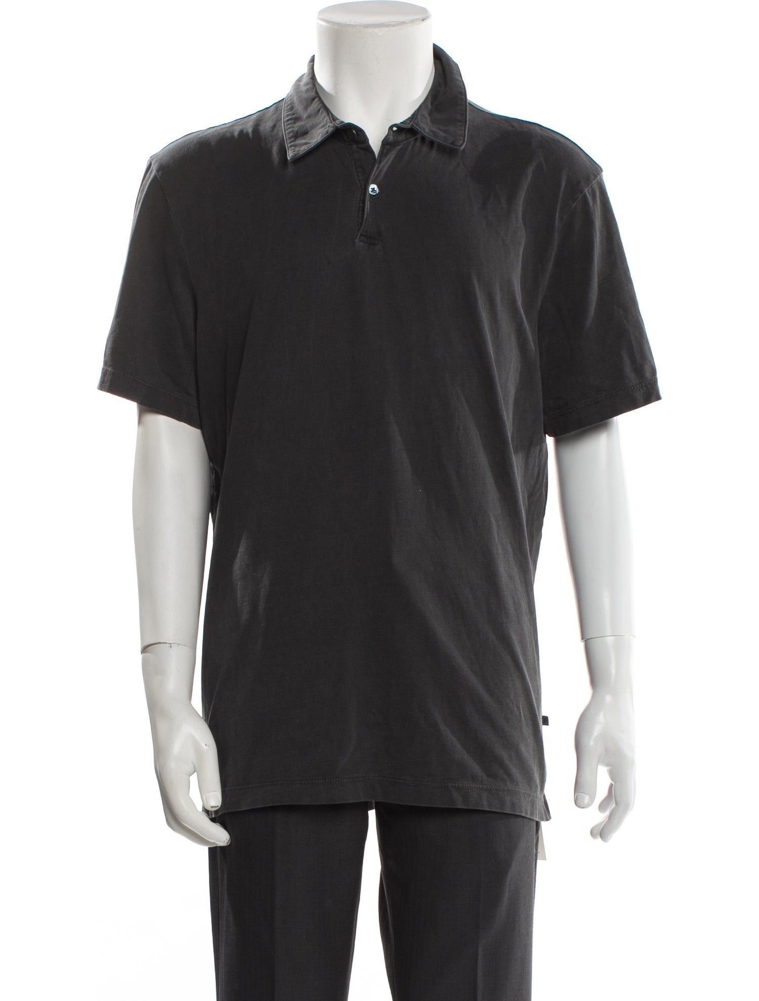 James Perse Collar Short Sleeve Polo Shirt