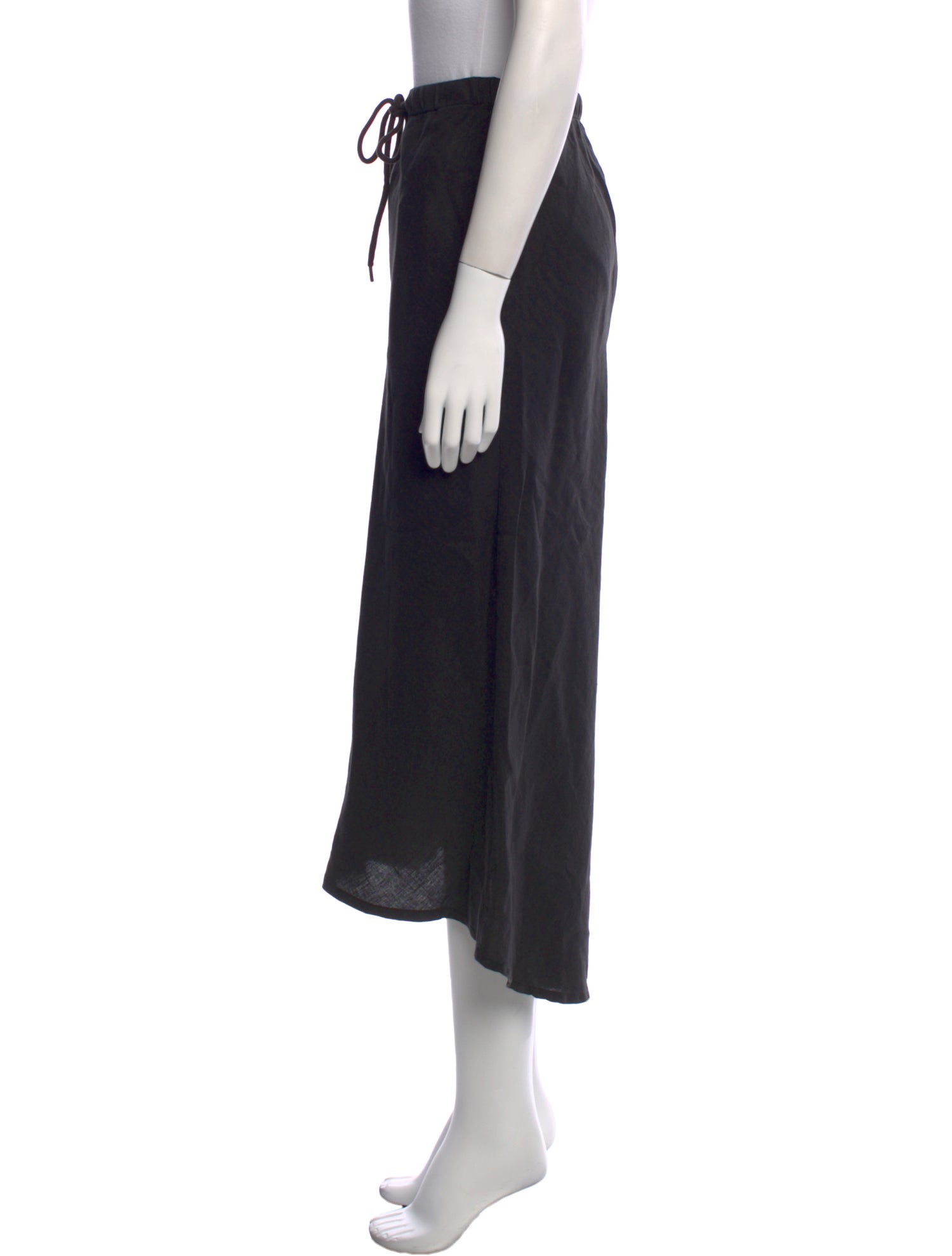 James Perse Linen Midi Length Skirt