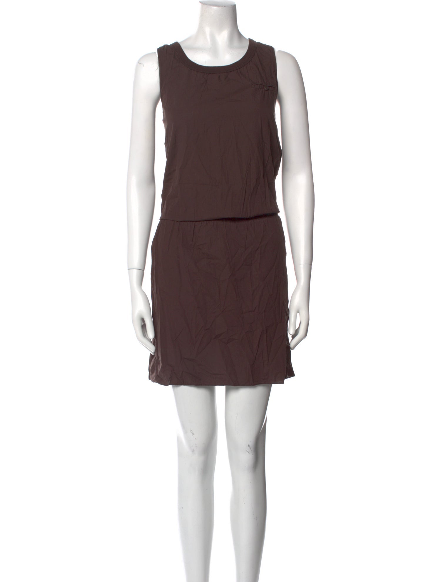 James Perse Scoop Neck Knee-Length Dress
