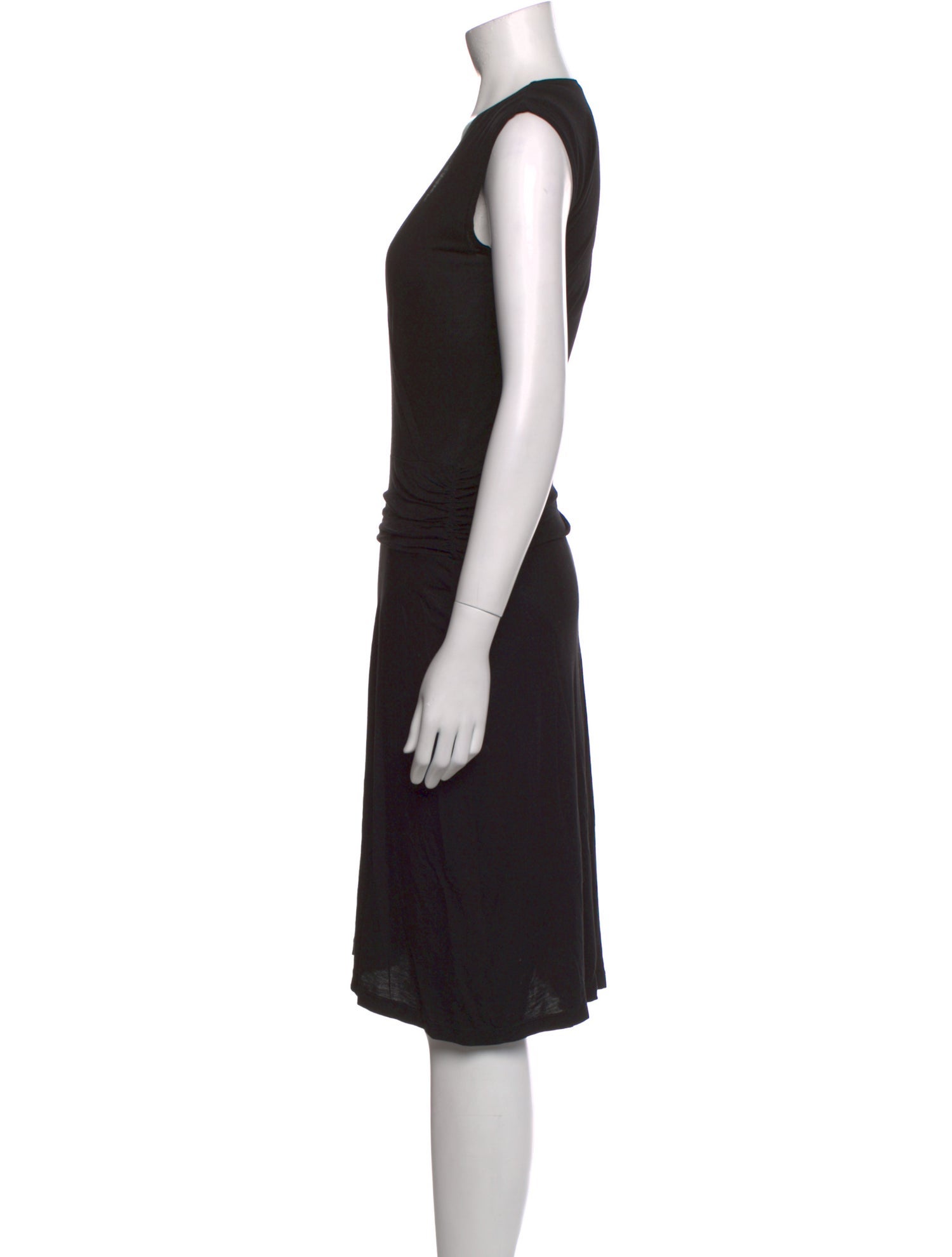 James Perse V-Neck Midi Length Dress