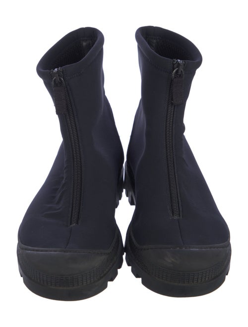 James Perse Leather Rain Boots