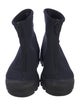 James Perse Leather Rain Boots