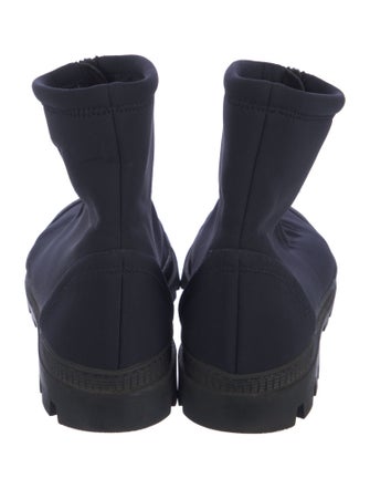 James Perse Leather Rain Boots
