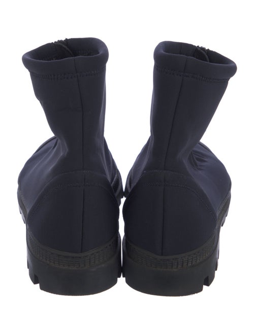 James Perse Leather Rain Boots