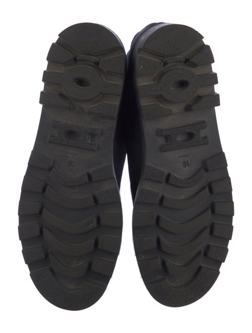 James Perse Leather Rain Boots