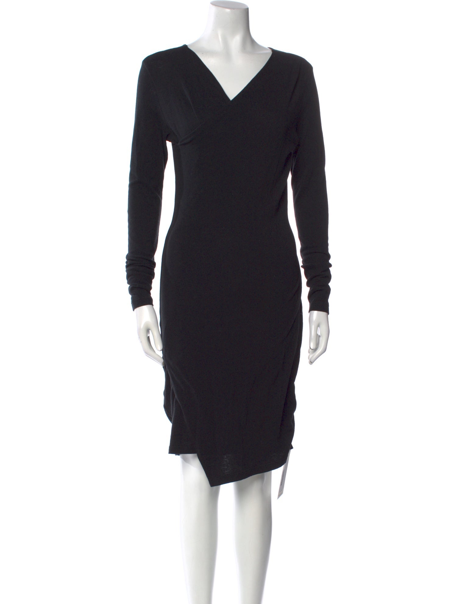 James Perse V-Neck Knee-Length Dress