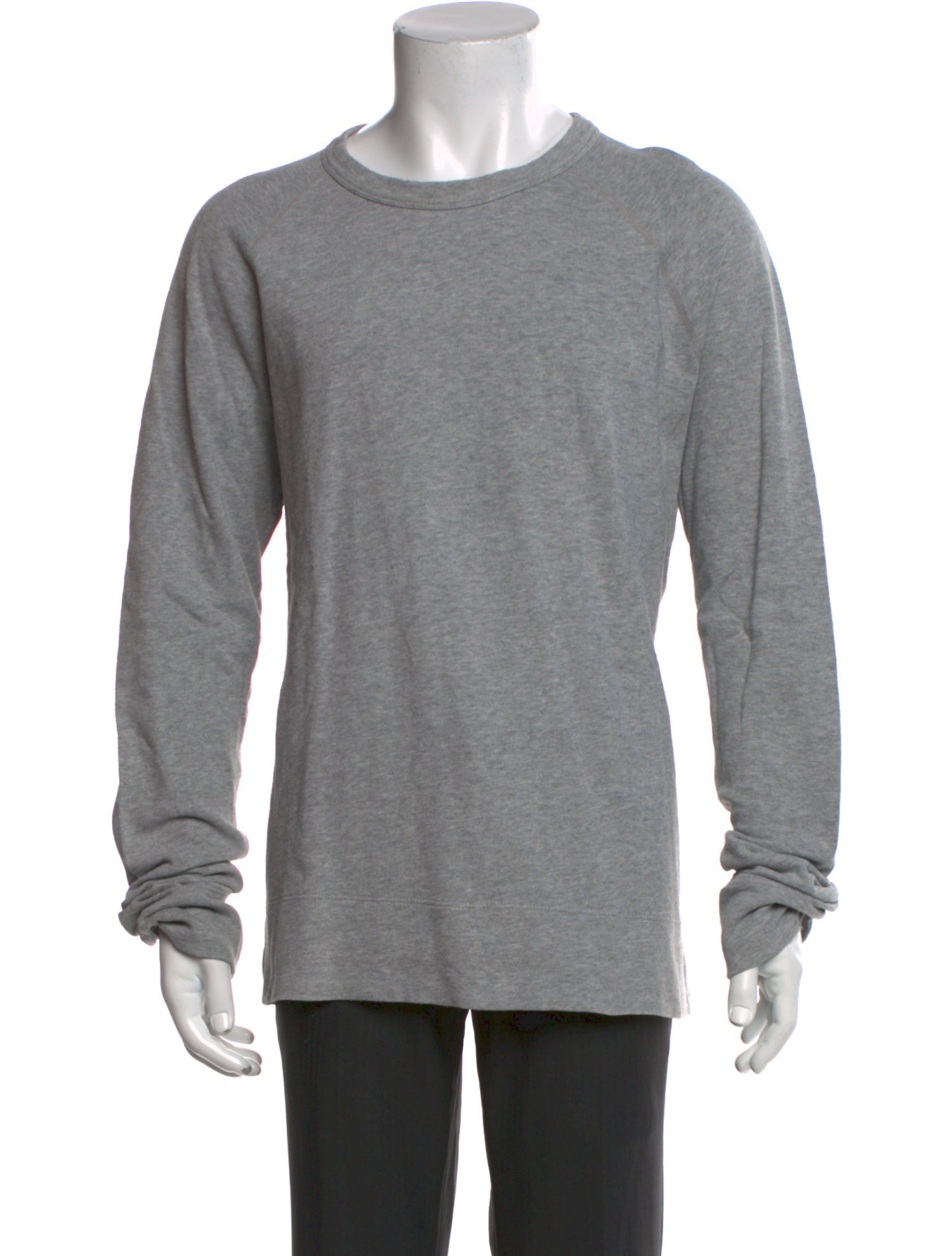 James Perse Crew Neck Long Sleeve Sweatshirt
