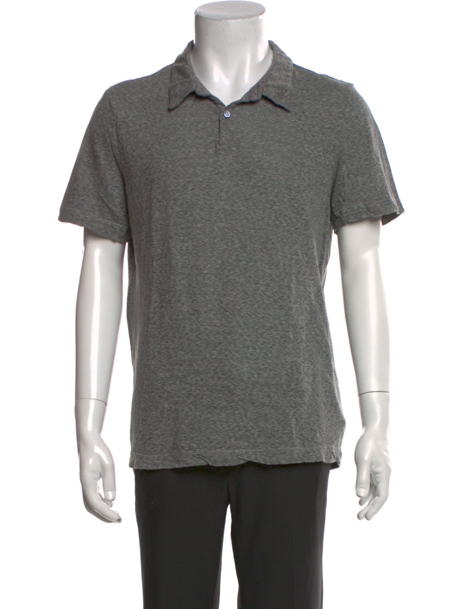James Perse Collar Short Sleeve Polo Shirt