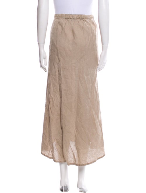 James Perse Linen Midi Length Skirt