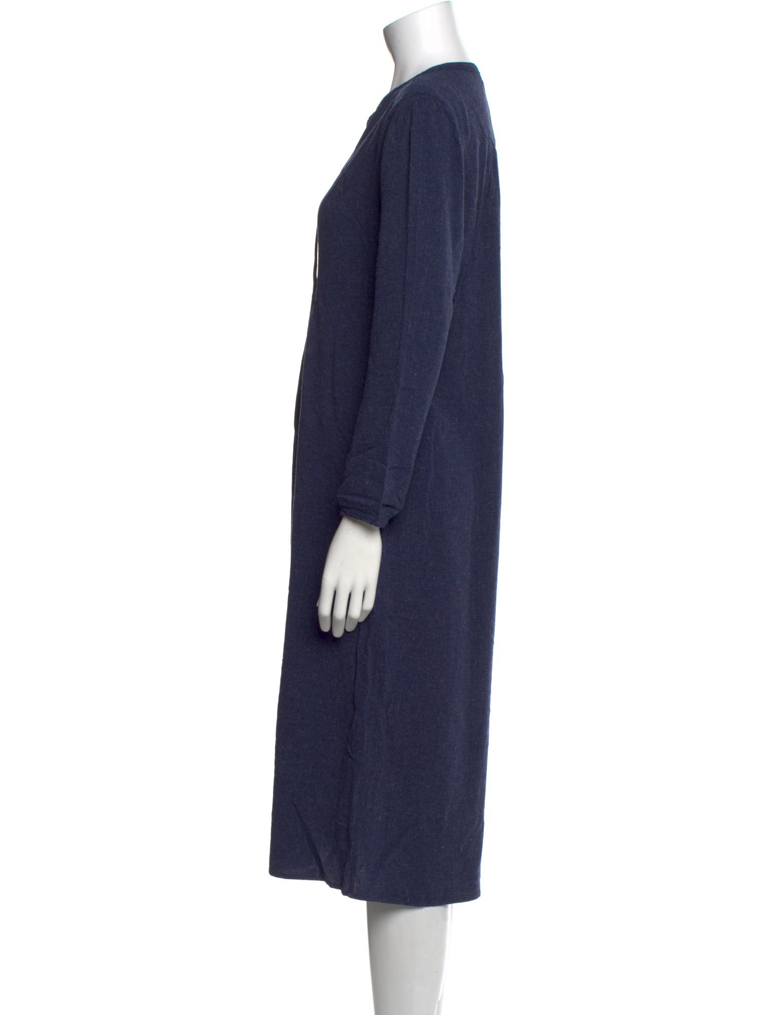 James Perse V-Neck Midi Length Dress