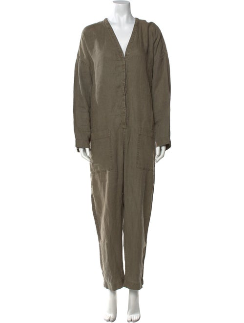 James Perse V-Neck Jumpsuit