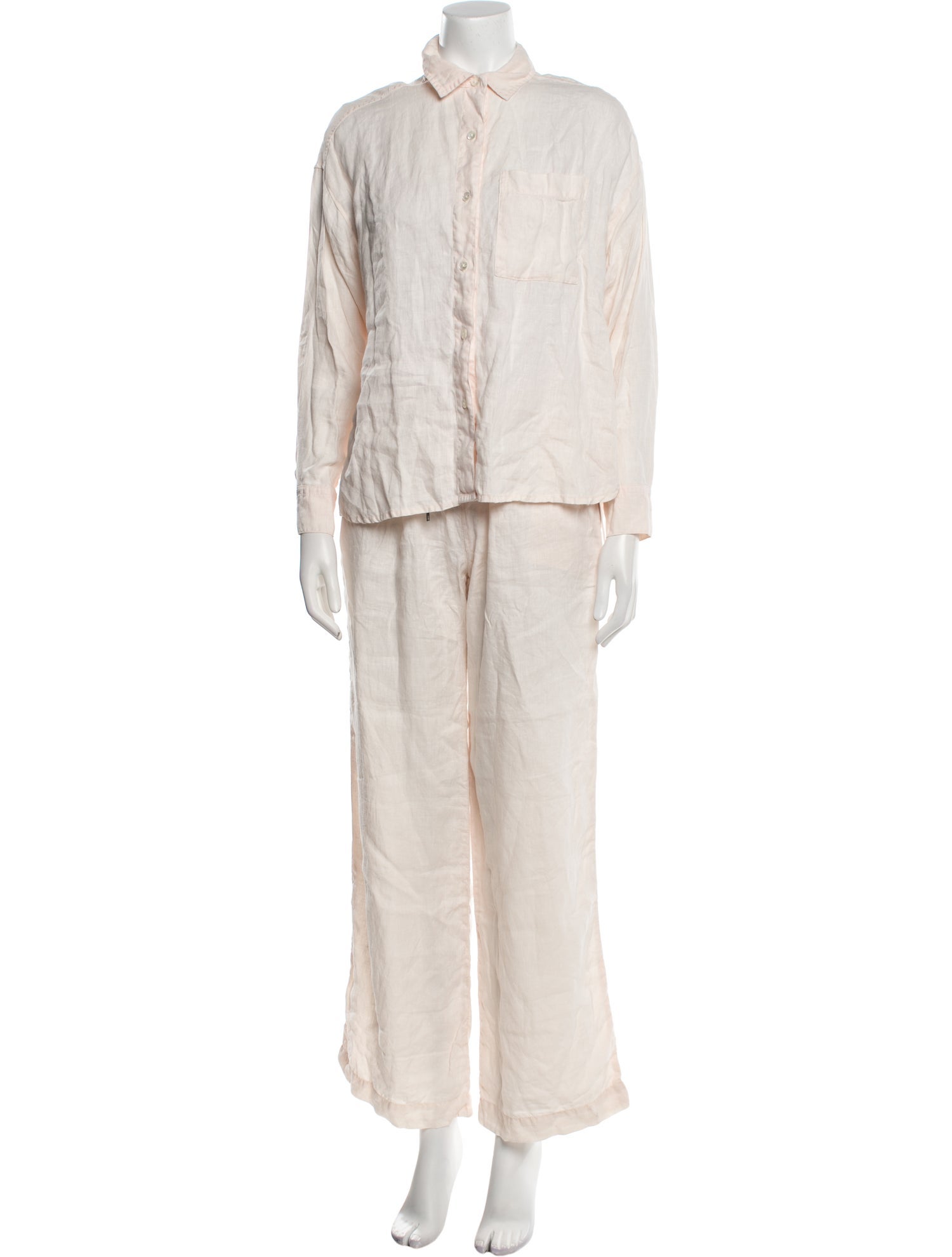 James Perse Linen Pant Set
