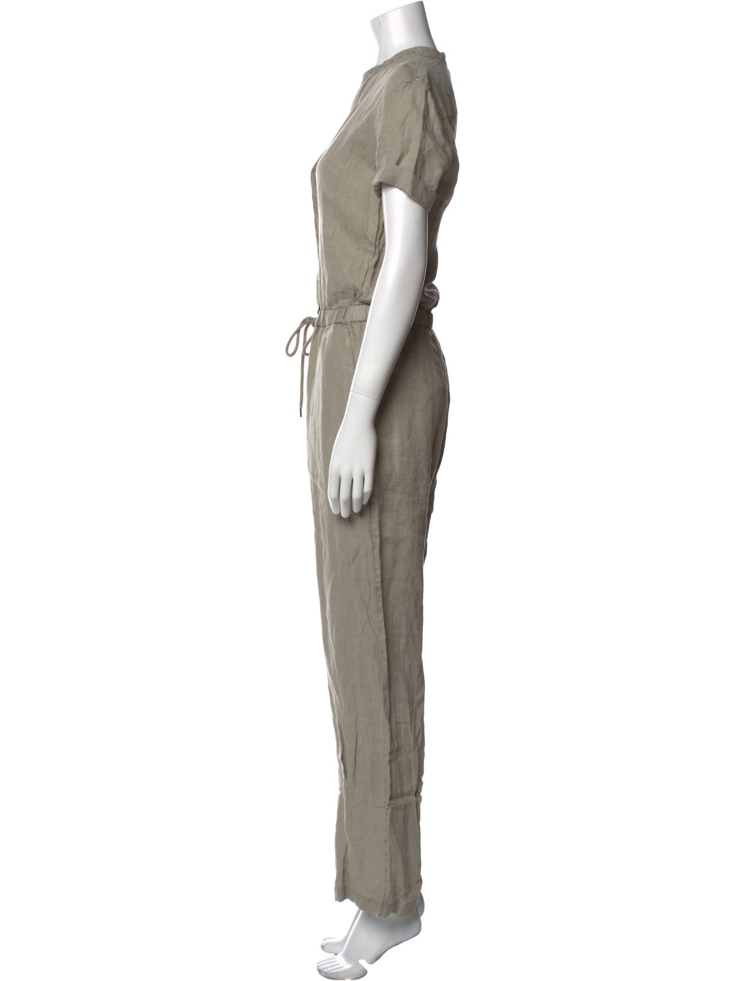 James Perse Linen V-Neck Jumpsuit w/ Tags