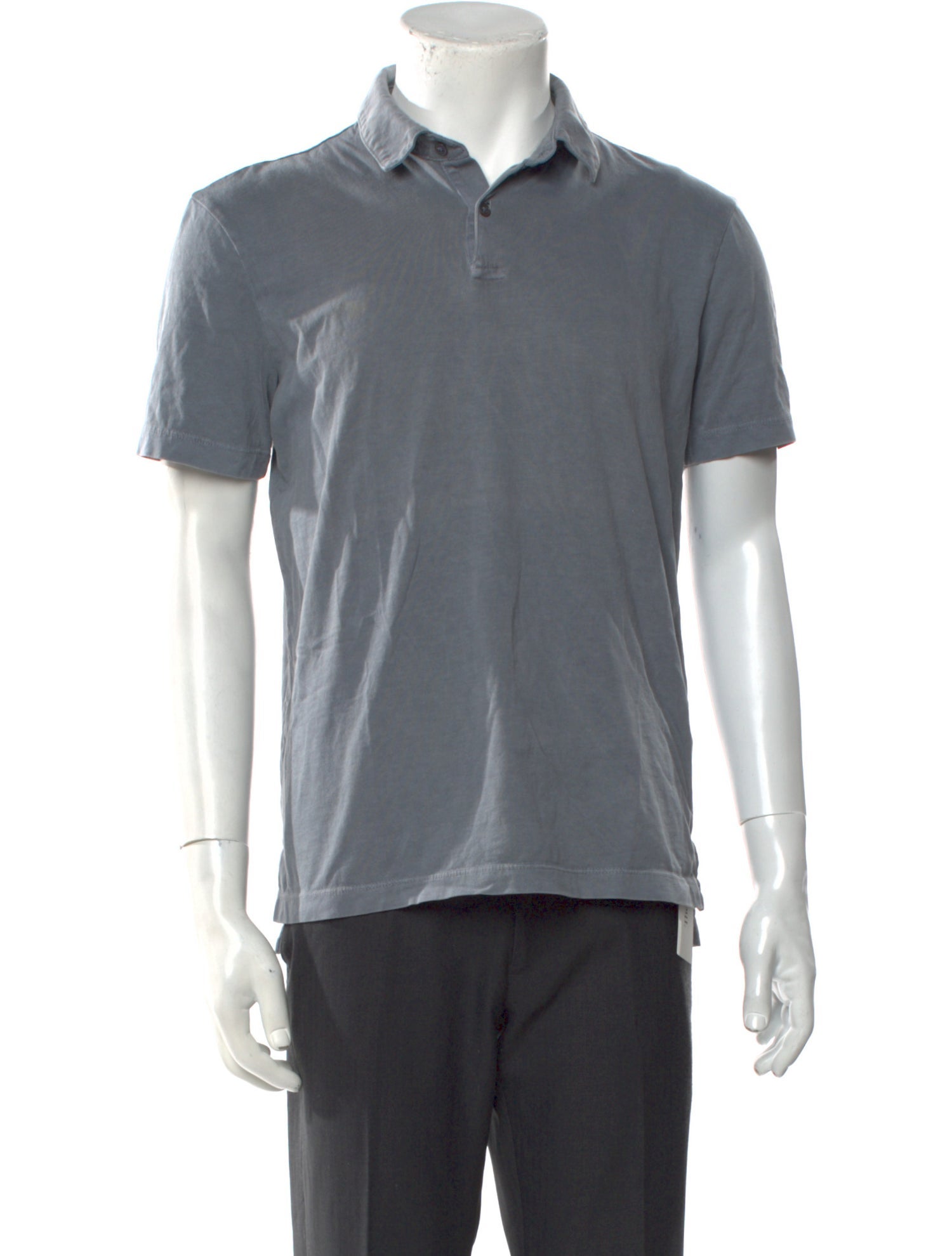 James Perse V-Neck Short Sleeve Polo Shirt