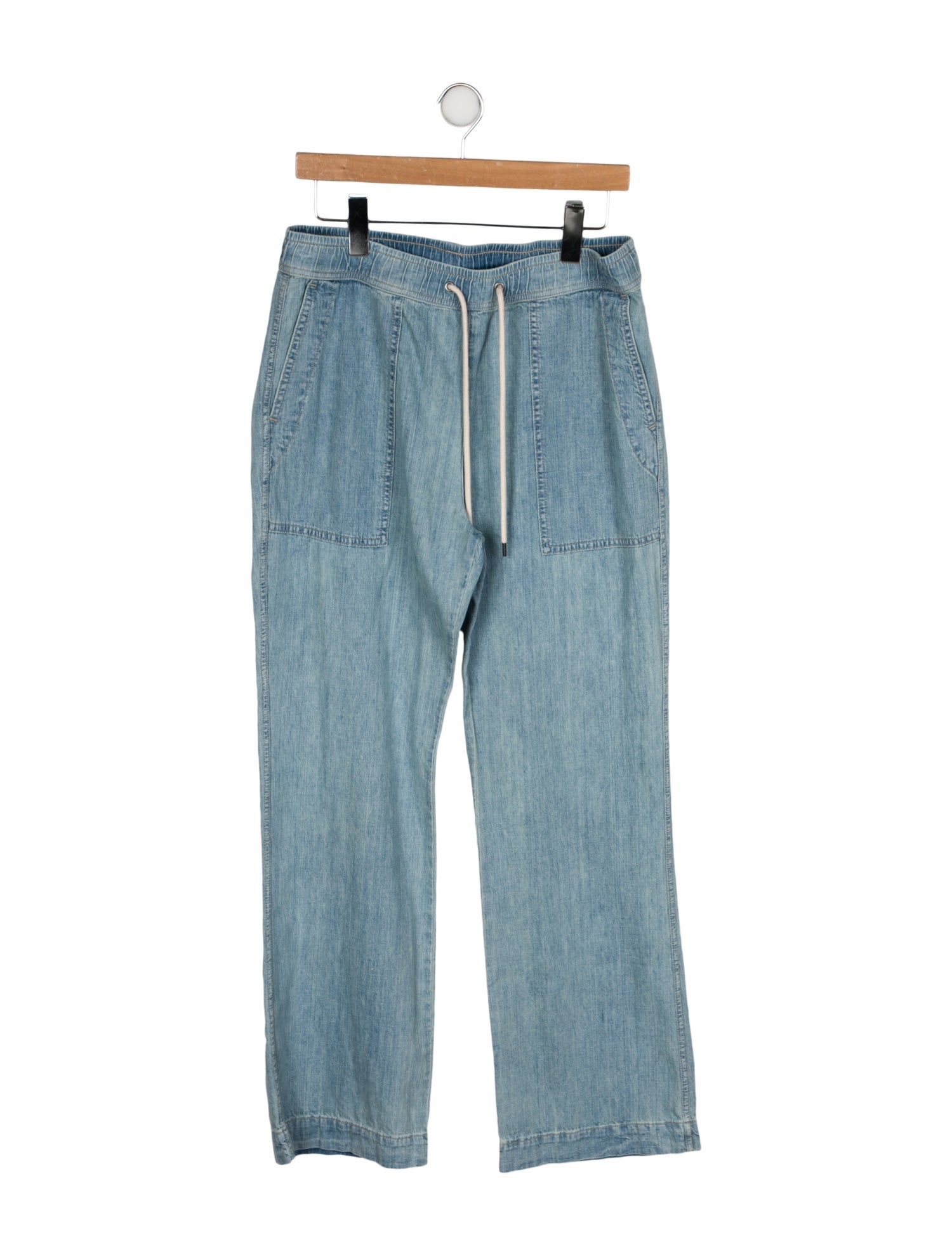 James Perse High-Rise Wide Leg Jeans