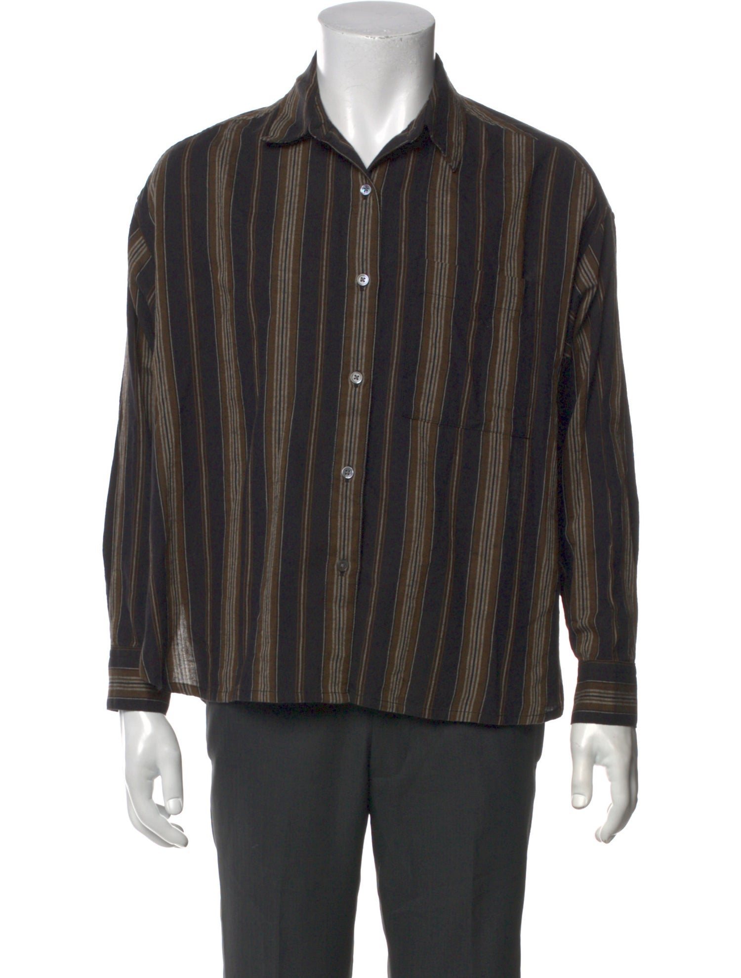James Perse Striped Long Sleeve Shirt