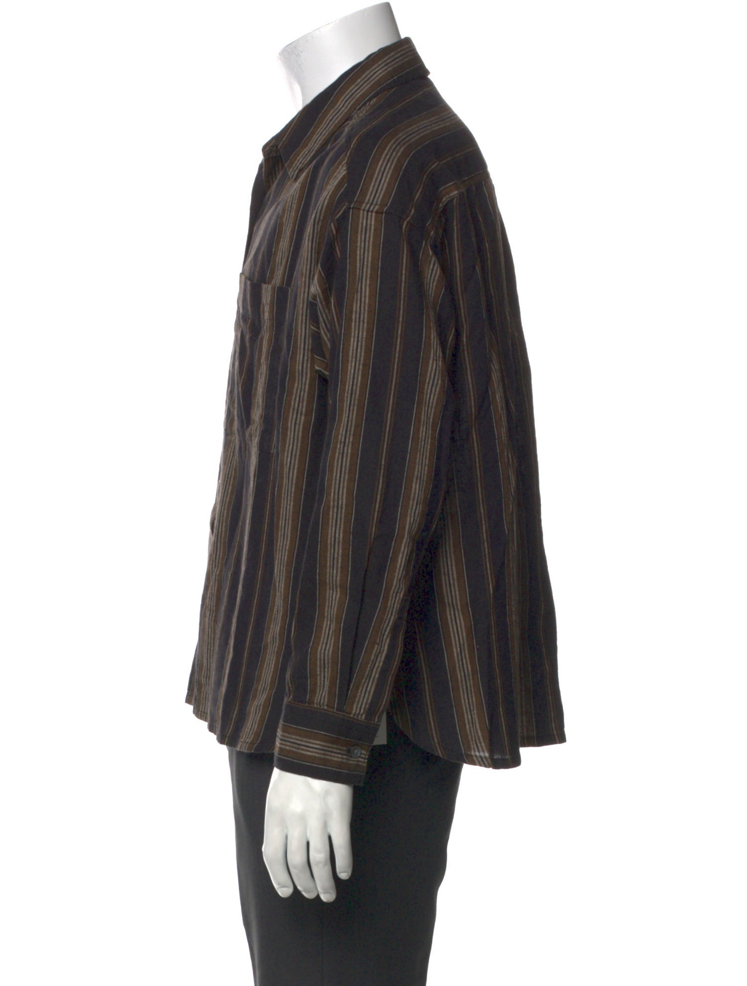 James Perse Striped Long Sleeve Shirt