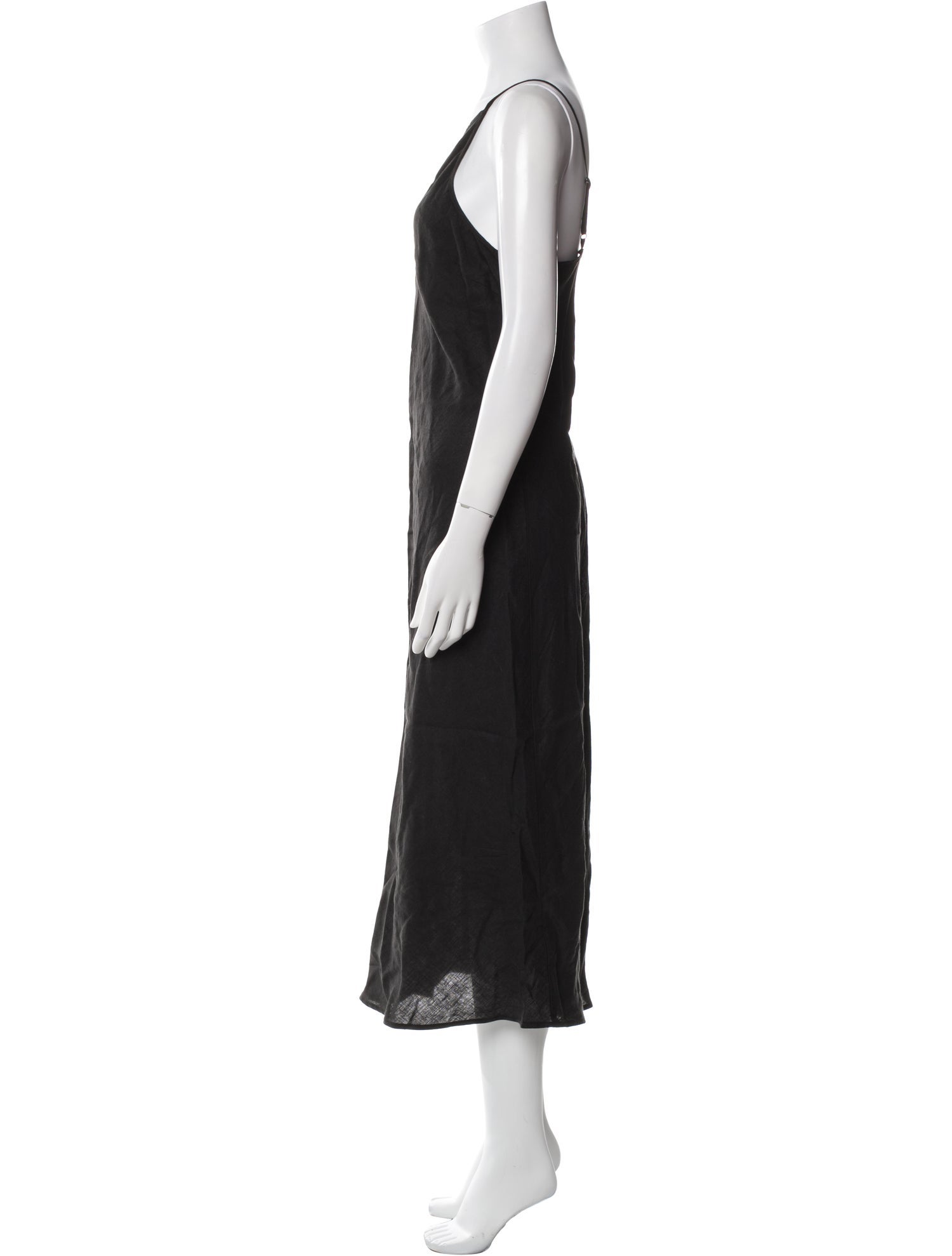 James Perse Linen Midi Length Dress