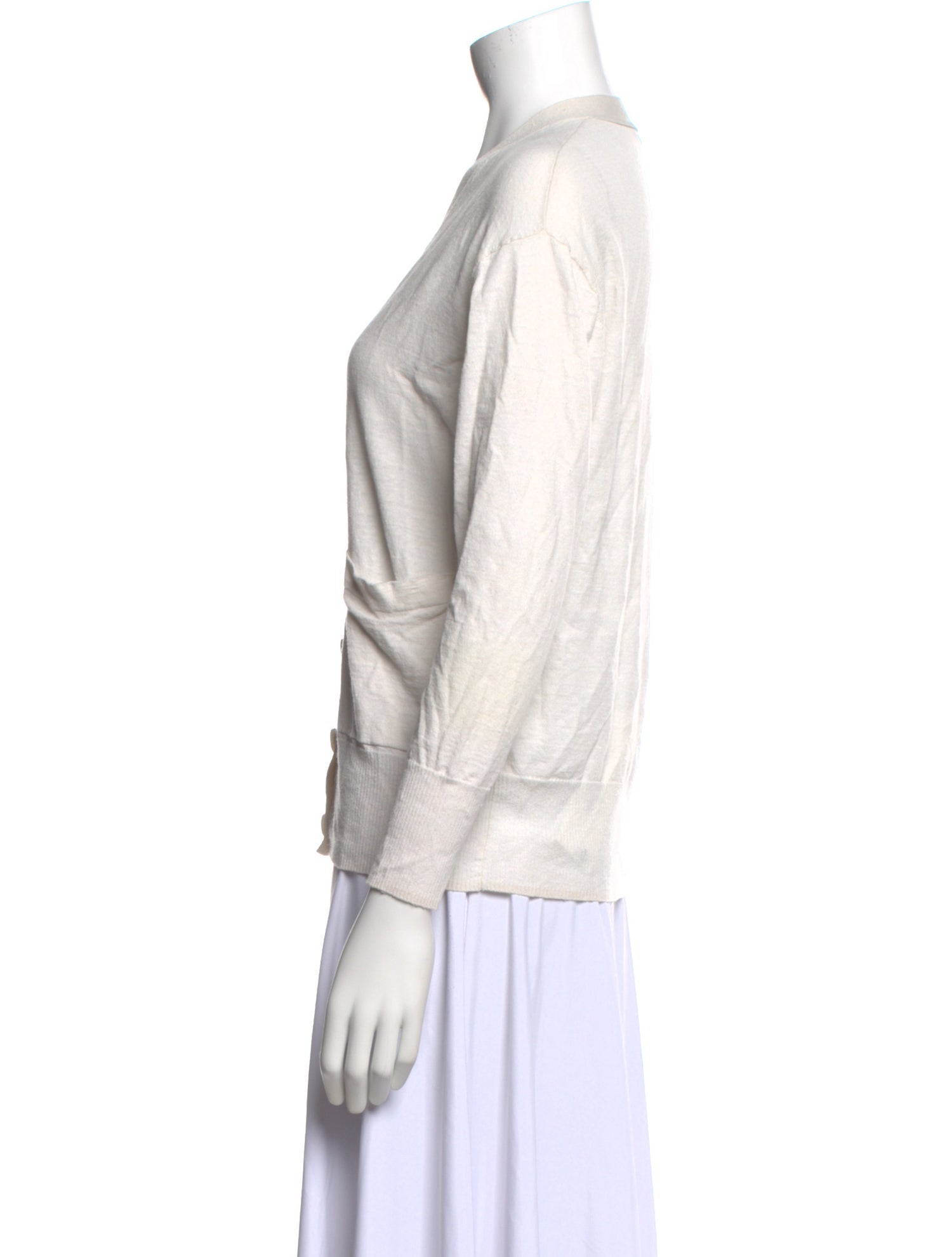 James Perse Linen V-Neck Sweater
