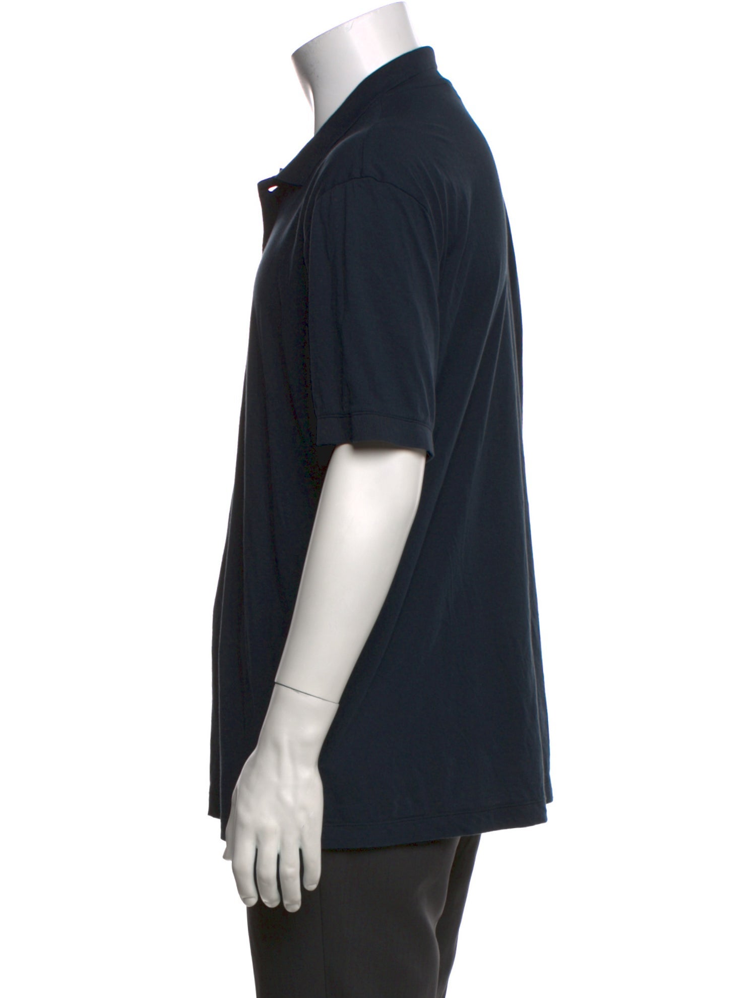 James Perse Collar Short Sleeve Polo Shirt