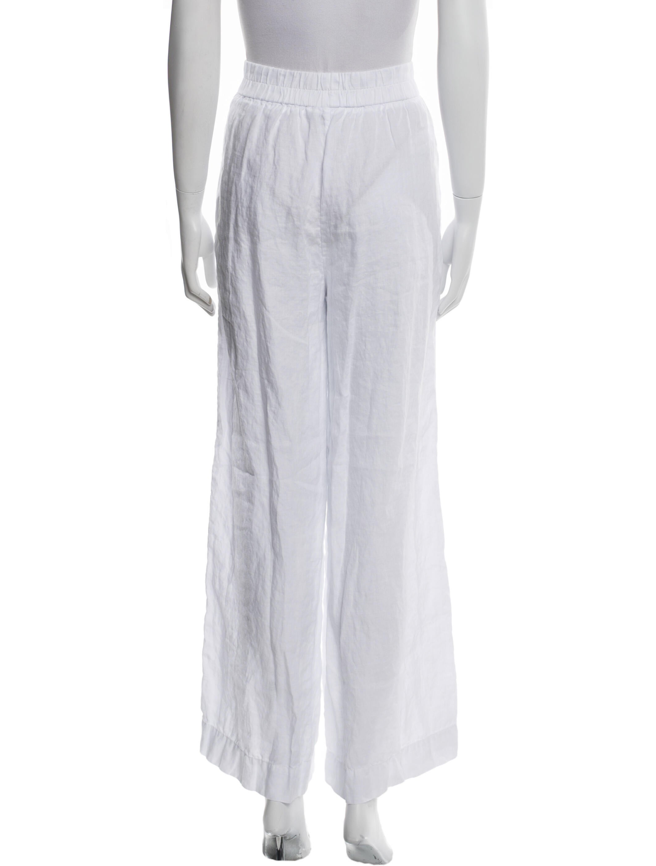 James Perse Linen Wide Leg Pants