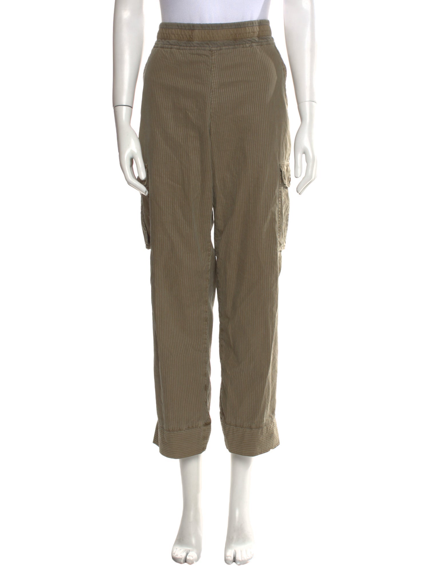 James Perse Striped Straight Leg Pants