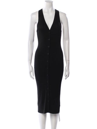 James Perse Linen Midi Length Dress