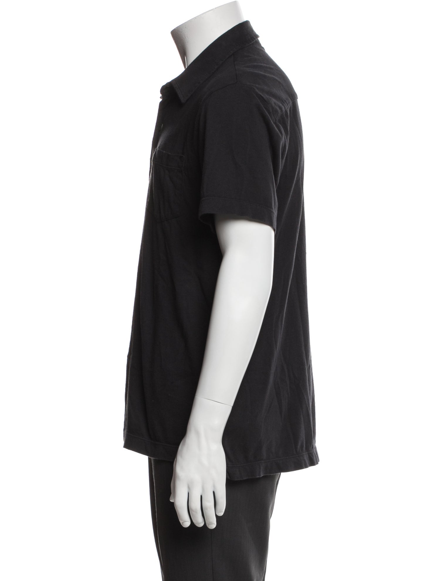 James Perse Collar Short Sleeve Polo Shirt