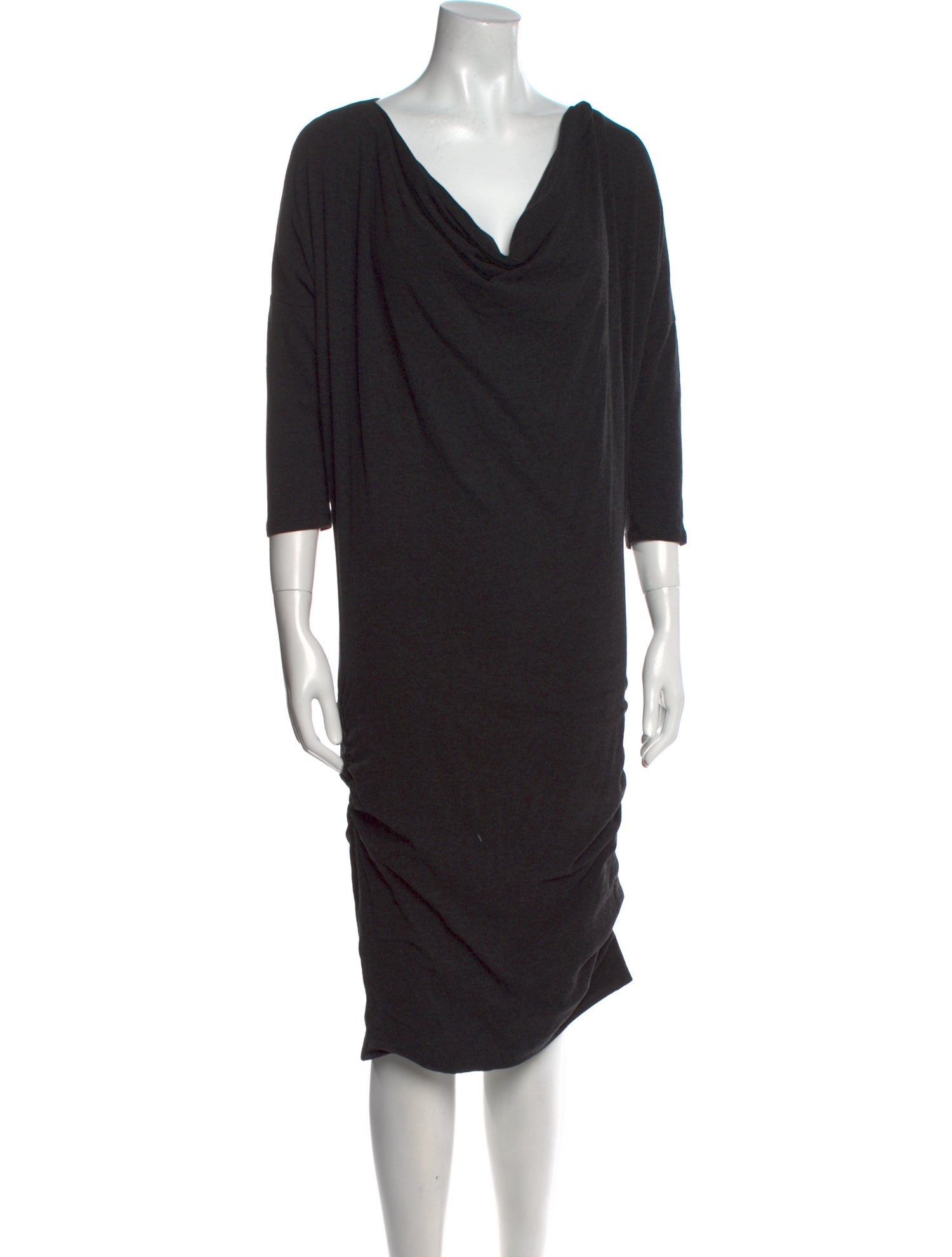 James Perse Cowl Neck Knee-Length Dress
