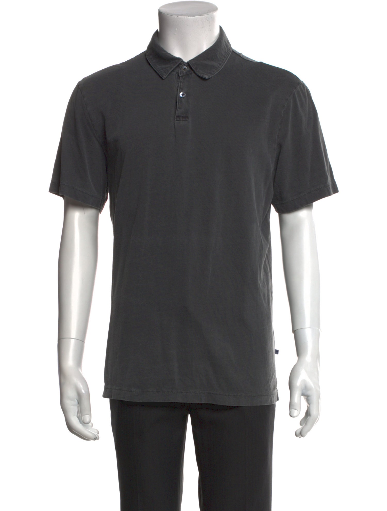 James Perse Collar Short Sleeve Polo Shirt