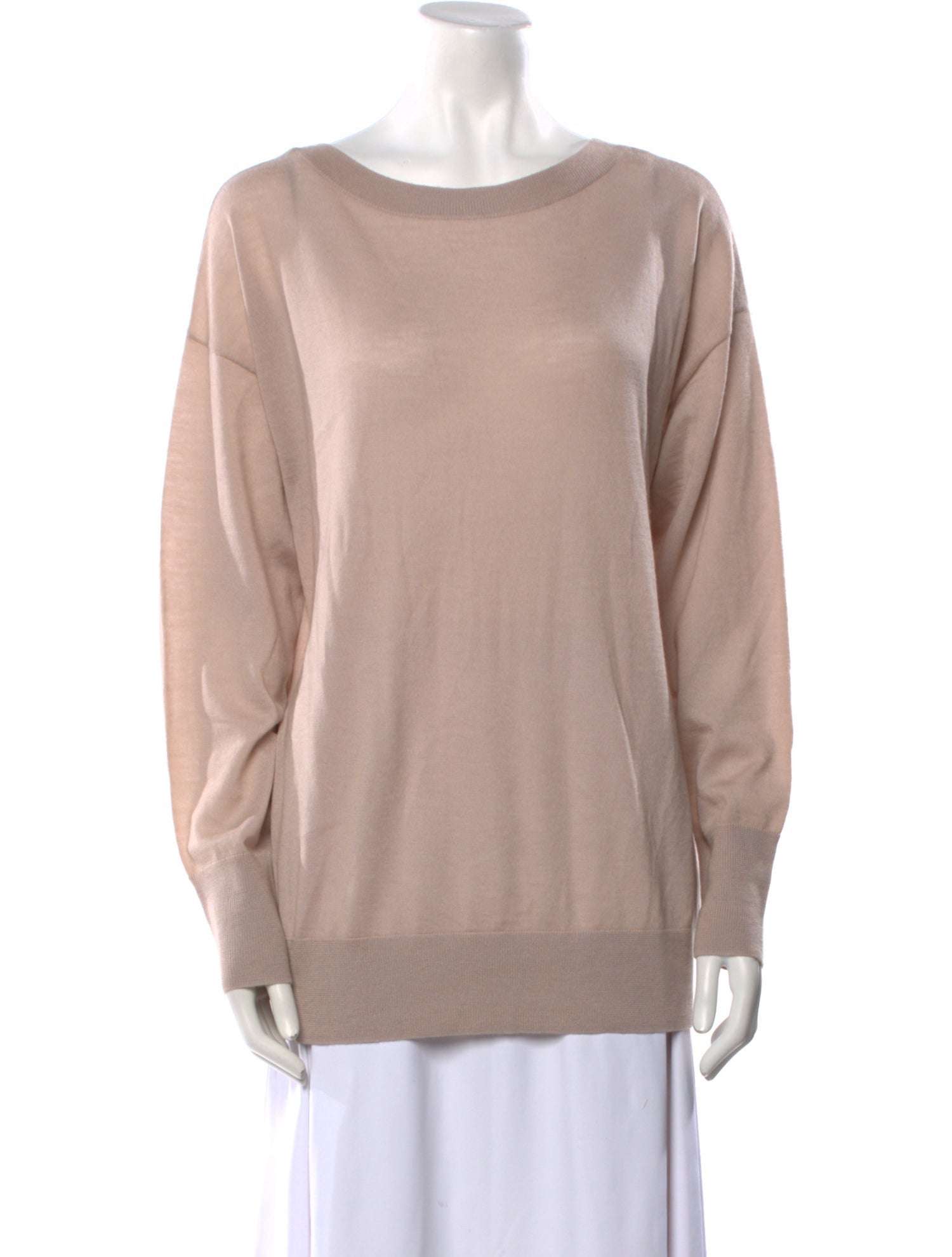 James Perse Cashmere Bateau Neckline Sweater