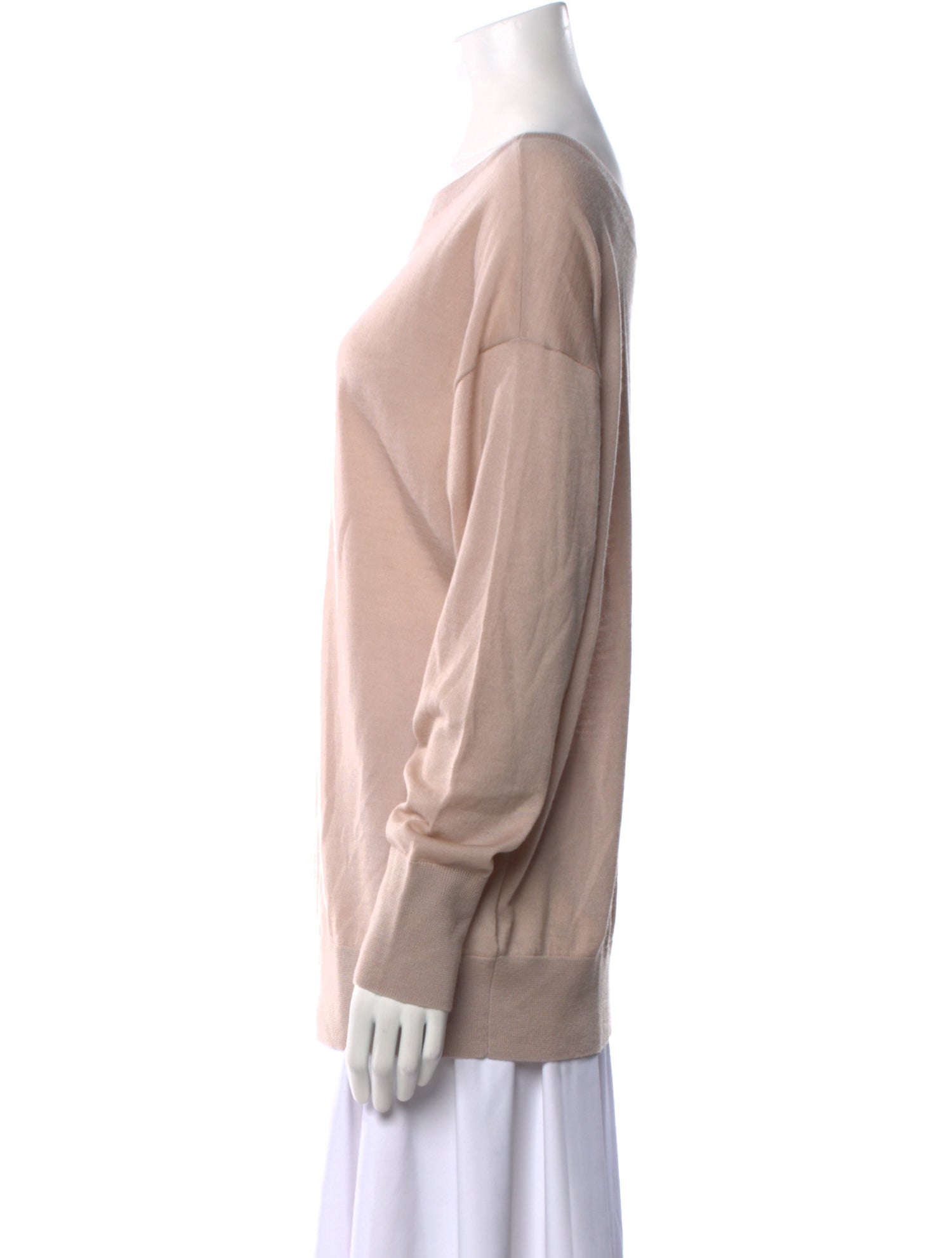 James Perse Cashmere Bateau Neckline Sweater