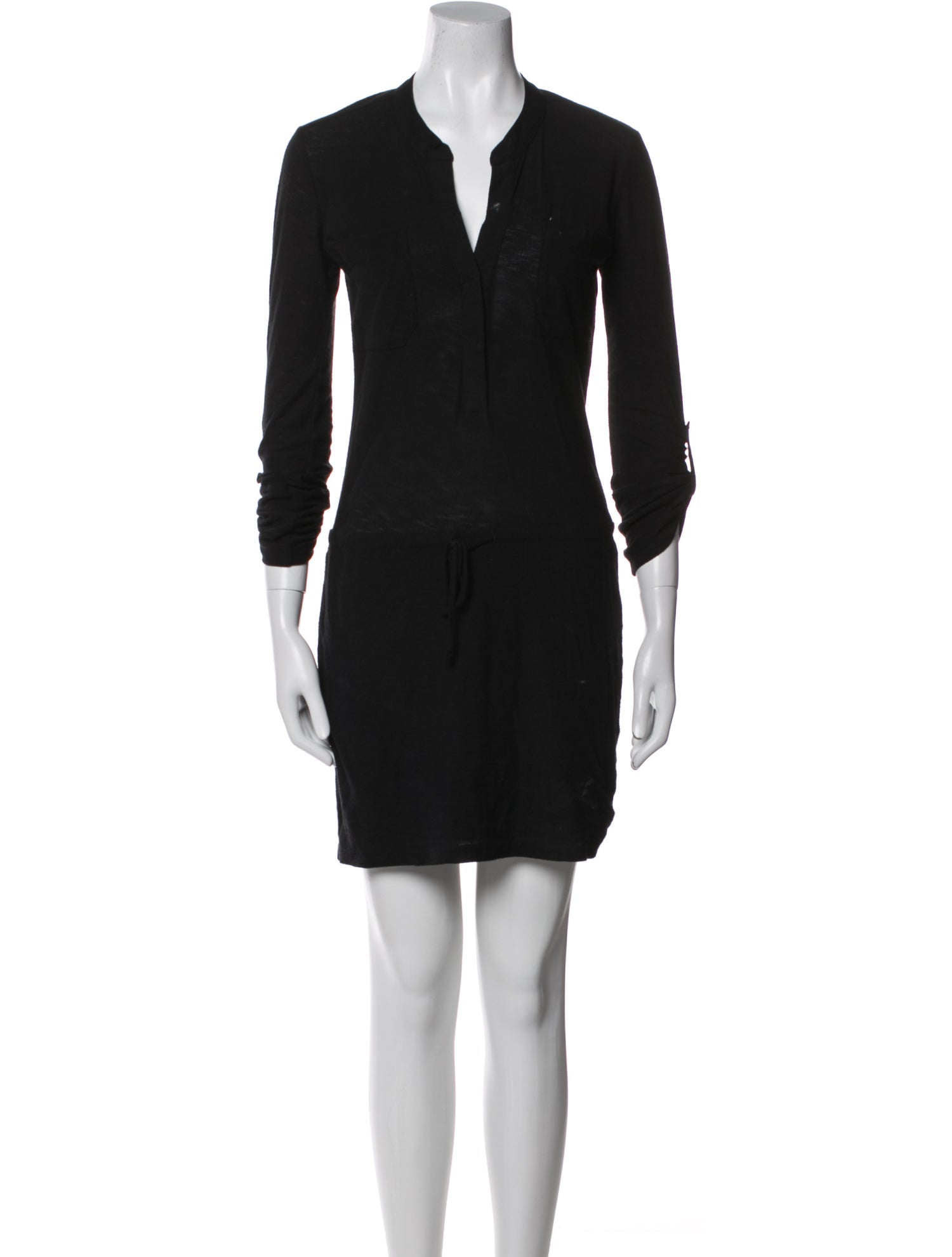 James Perse V-Neck Mini Dress