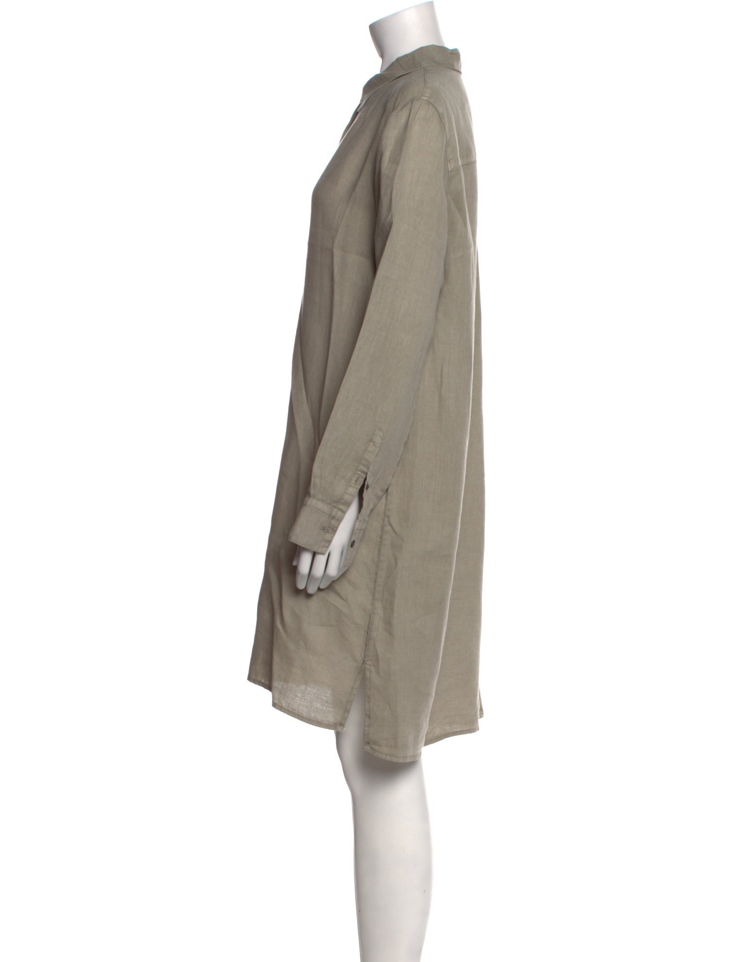 James Perse Linen Knee-Length Dress
