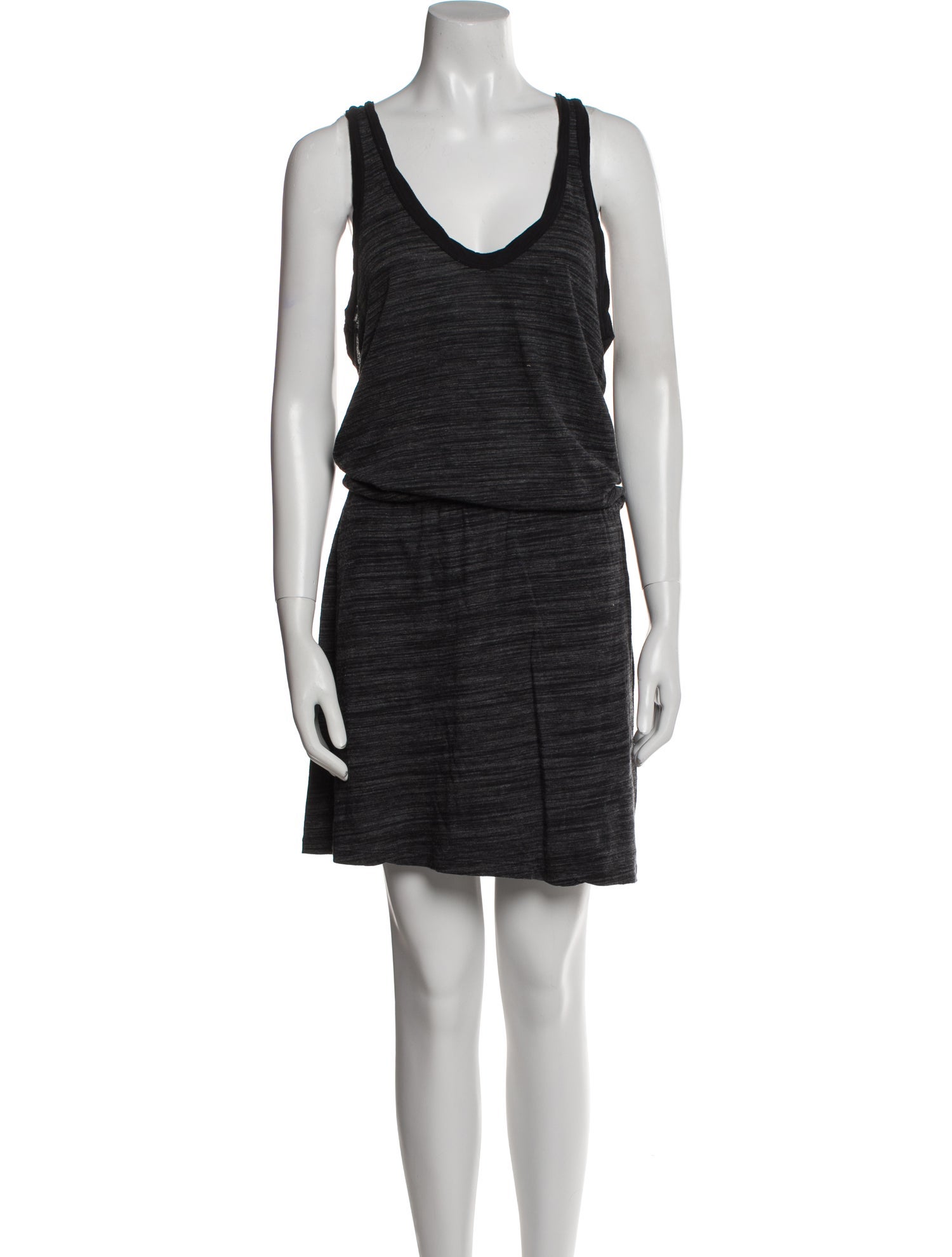 James Perse V-Neck Mini Dress